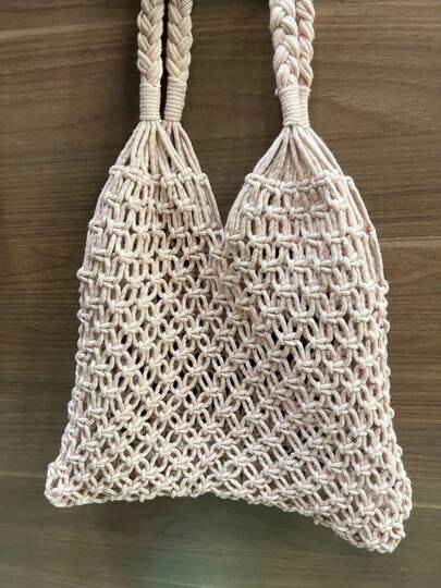 Bolsa de Crochê Rede de Pesca Portátil - Luna Fashion Style -