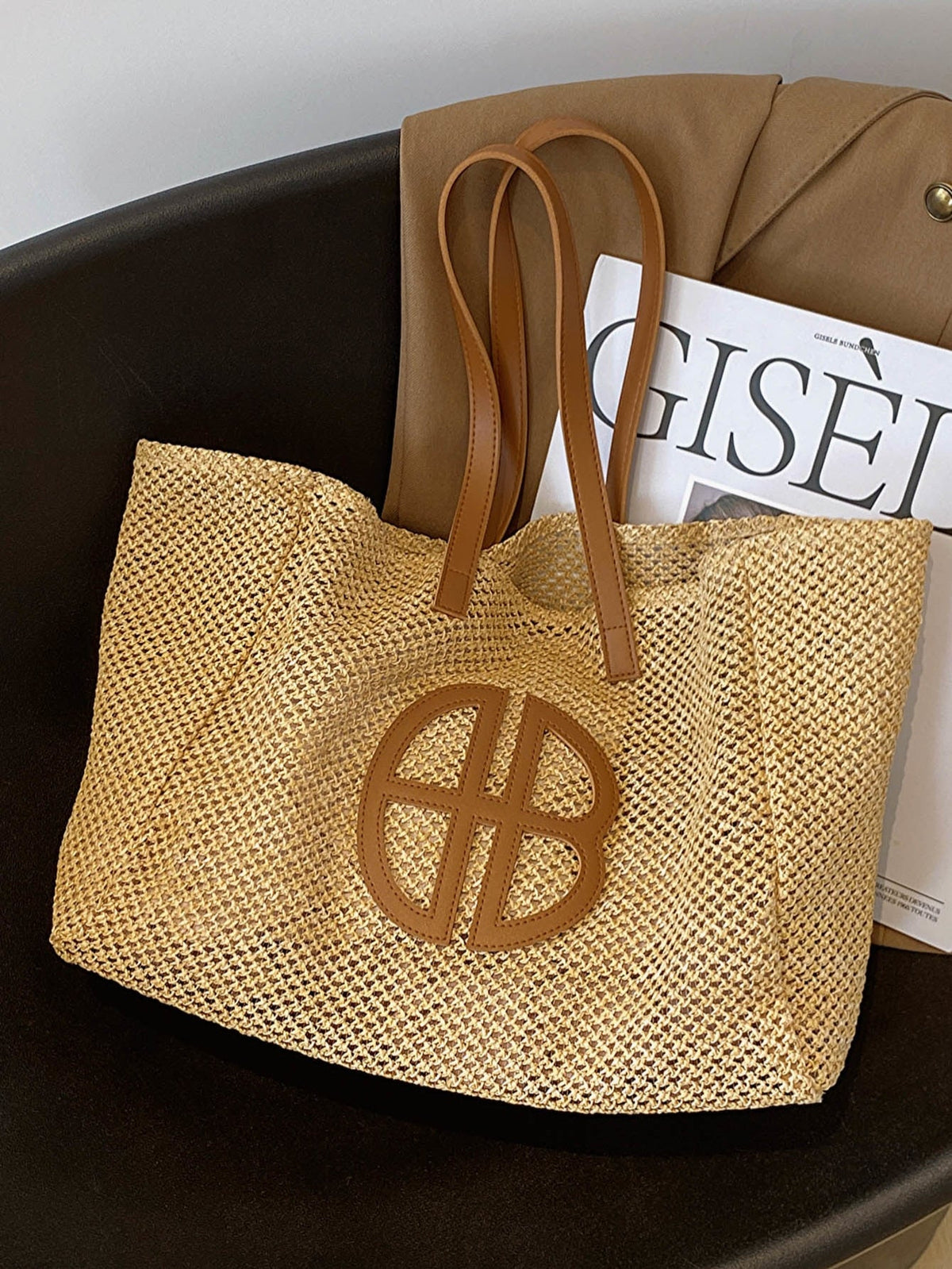 Bolsa de Palha Trançada Leve e Espaçosa - Luna Fashion Style -