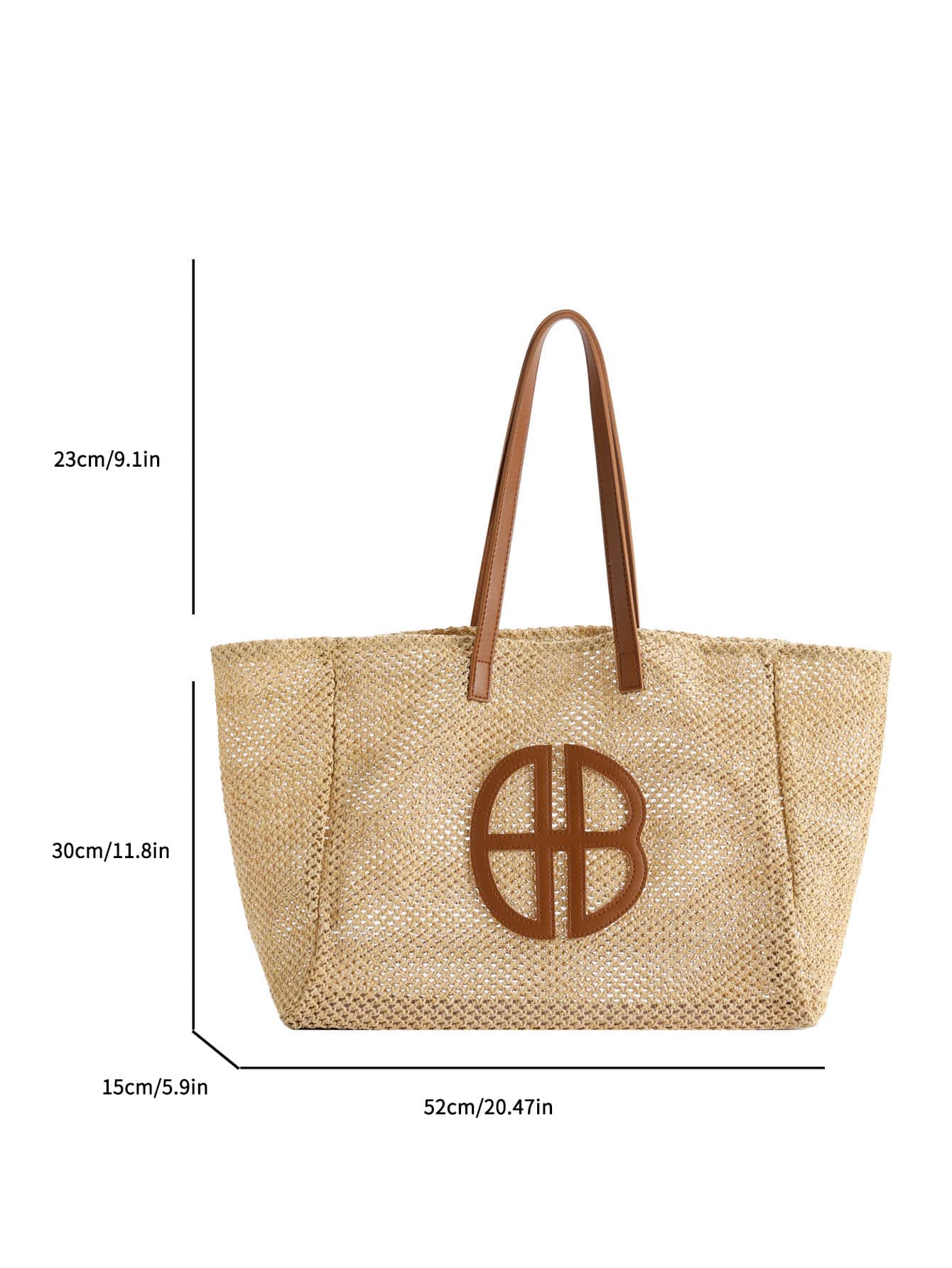 Bolsa de Palha Trançada Leve e Espaçosa - Luna Fashion Style -