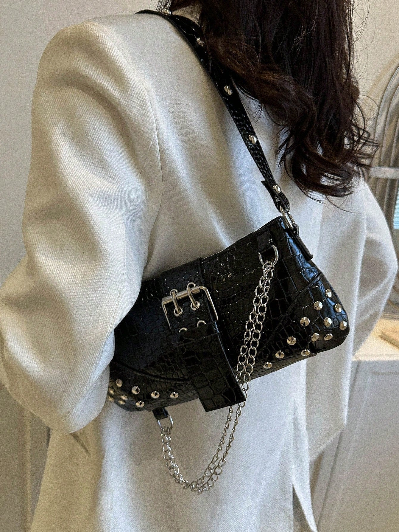 Bolsa Elegante Feminina com Laço e Detalhes Luxuosos - Luna Fashion Style -