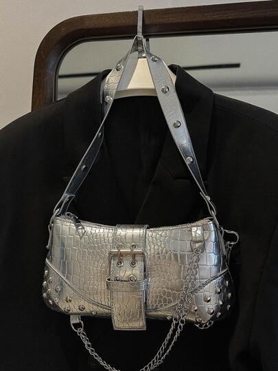 Bolsa Elegante Feminina com Laço e Detalhes Luxuosos - Luna Fashion Style -
