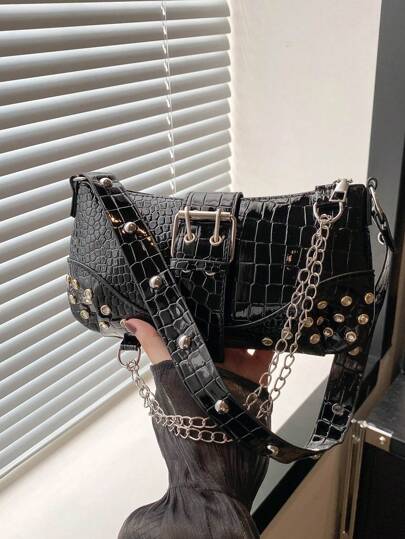 Bolsa Elegante Feminina com Laço e Detalhes Luxuosos - Luna Fashion Style -