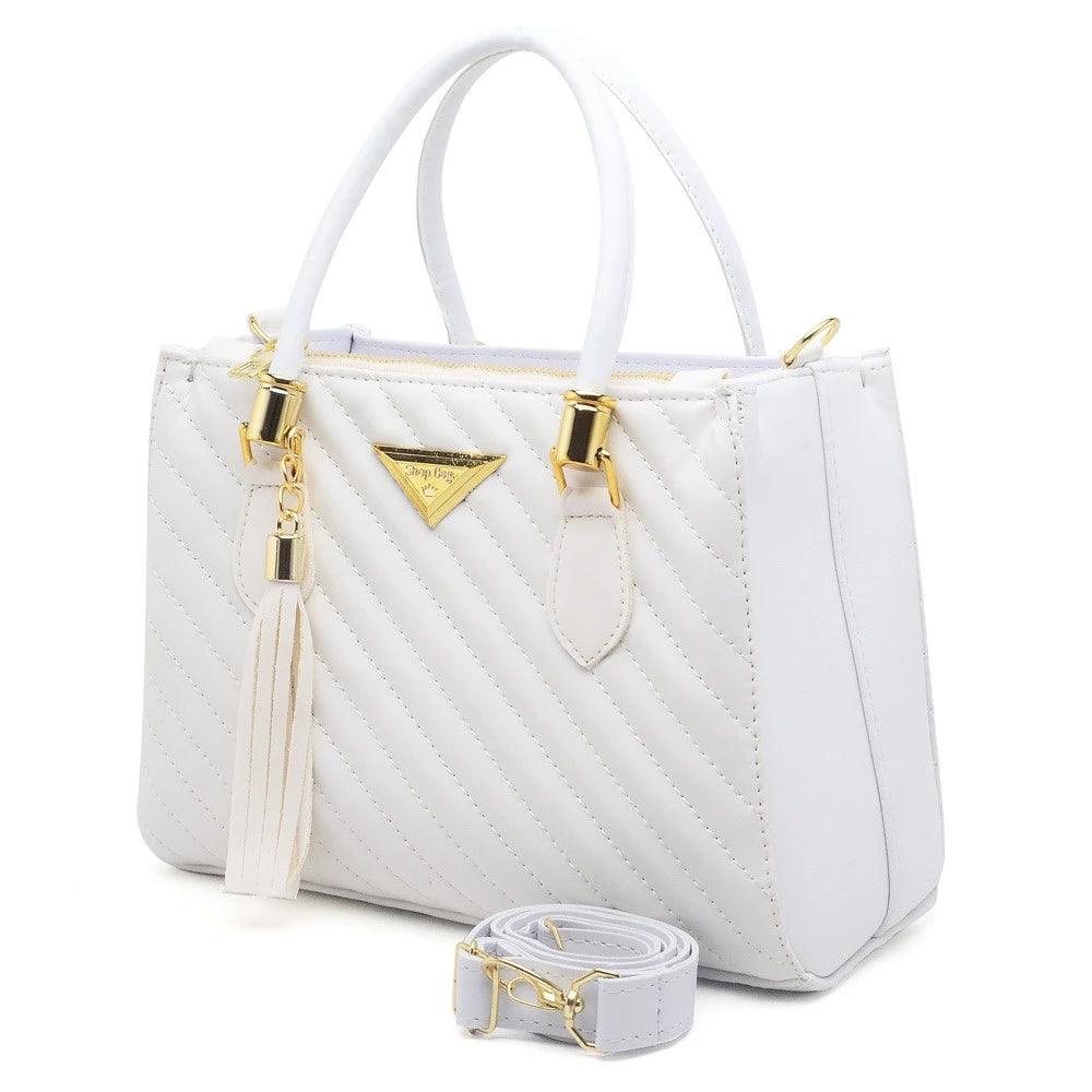Bolsa Feminina Média | Shopbag Bordada - Luna Fashion Style -