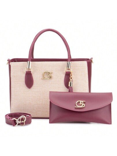 Bolsa Feminina Média tecido + Carteira Gaby Show - Luna Fashion Style -