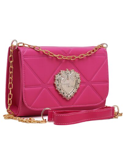 Bolsa Feminina Transversal com Alça de Corrente - Luna Fashion Style -