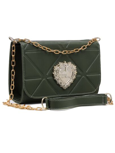 Bolsa Feminina Transversal com Alça de Corrente - Luna Fashion Style -