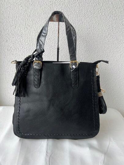 Bolsa Grande Feminina com Fundo Expansível - Luna Fashion Style -
