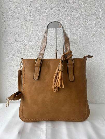 Bolsa Grande Feminina com Fundo Expansível - Luna Fashion Style -