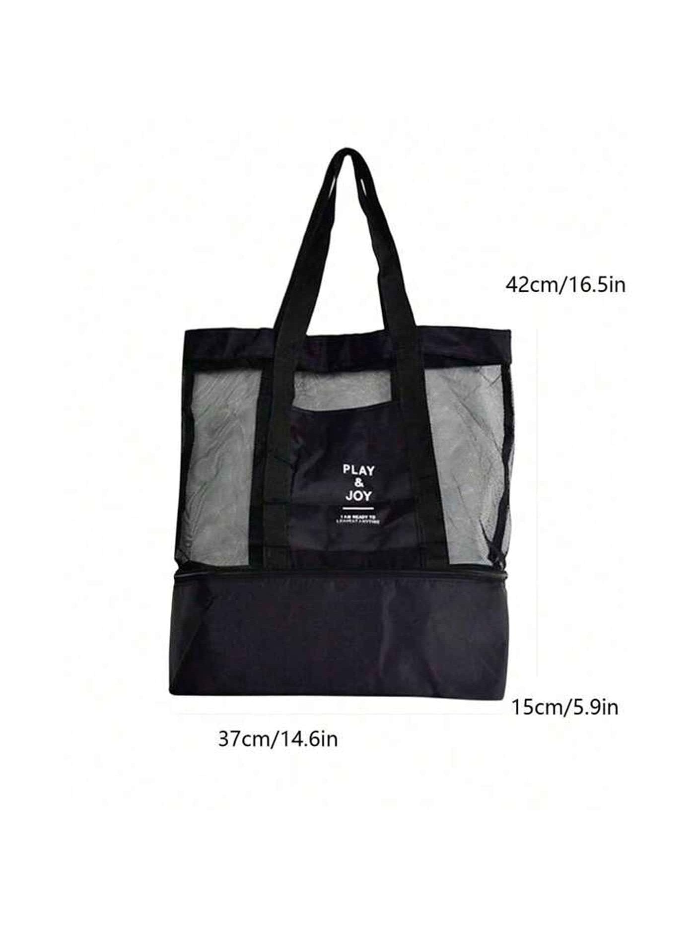 Bolsa Praia Feminina com Compartimento Térmico - Luna Fashion Style -