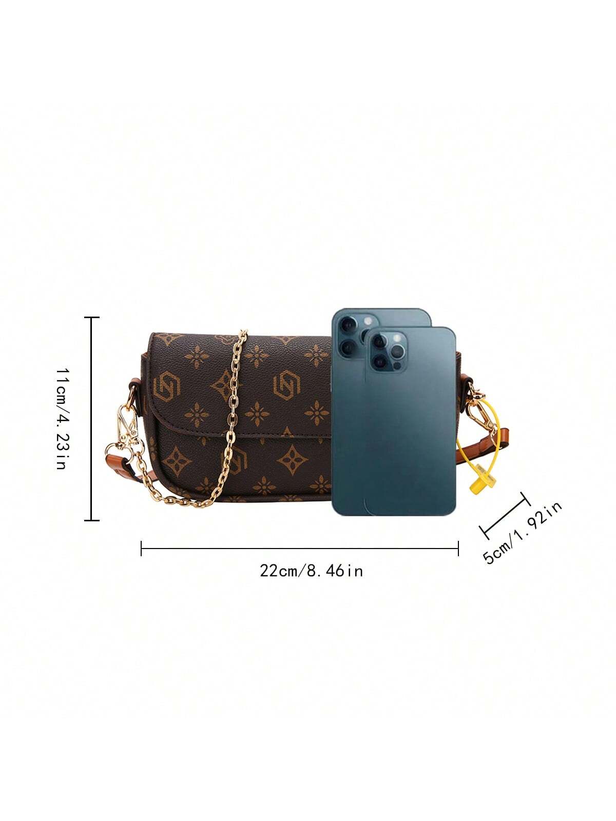 Bolsa Transversal Mini Feminina Fashion Retro com Estampa Floral - Luna Fashion Style -