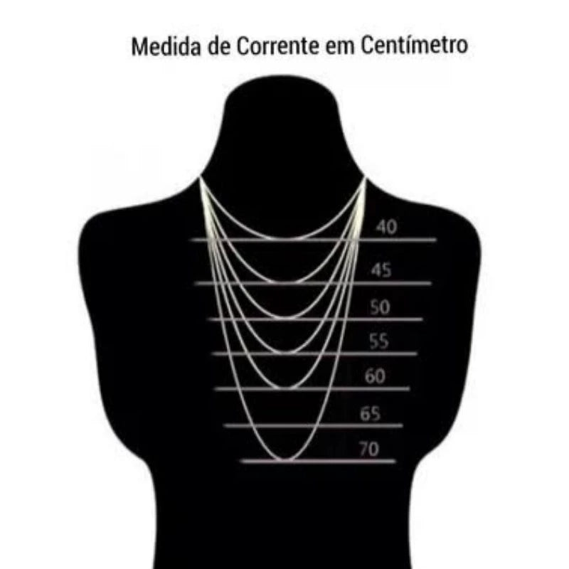 Veneziana Heart - Colar em Prata 925 com Pingente de Zircônia