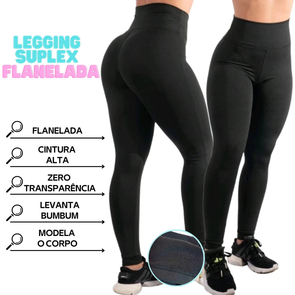 Legging Flanelada Térmica | Conforto e Proteção nos Dias Frios