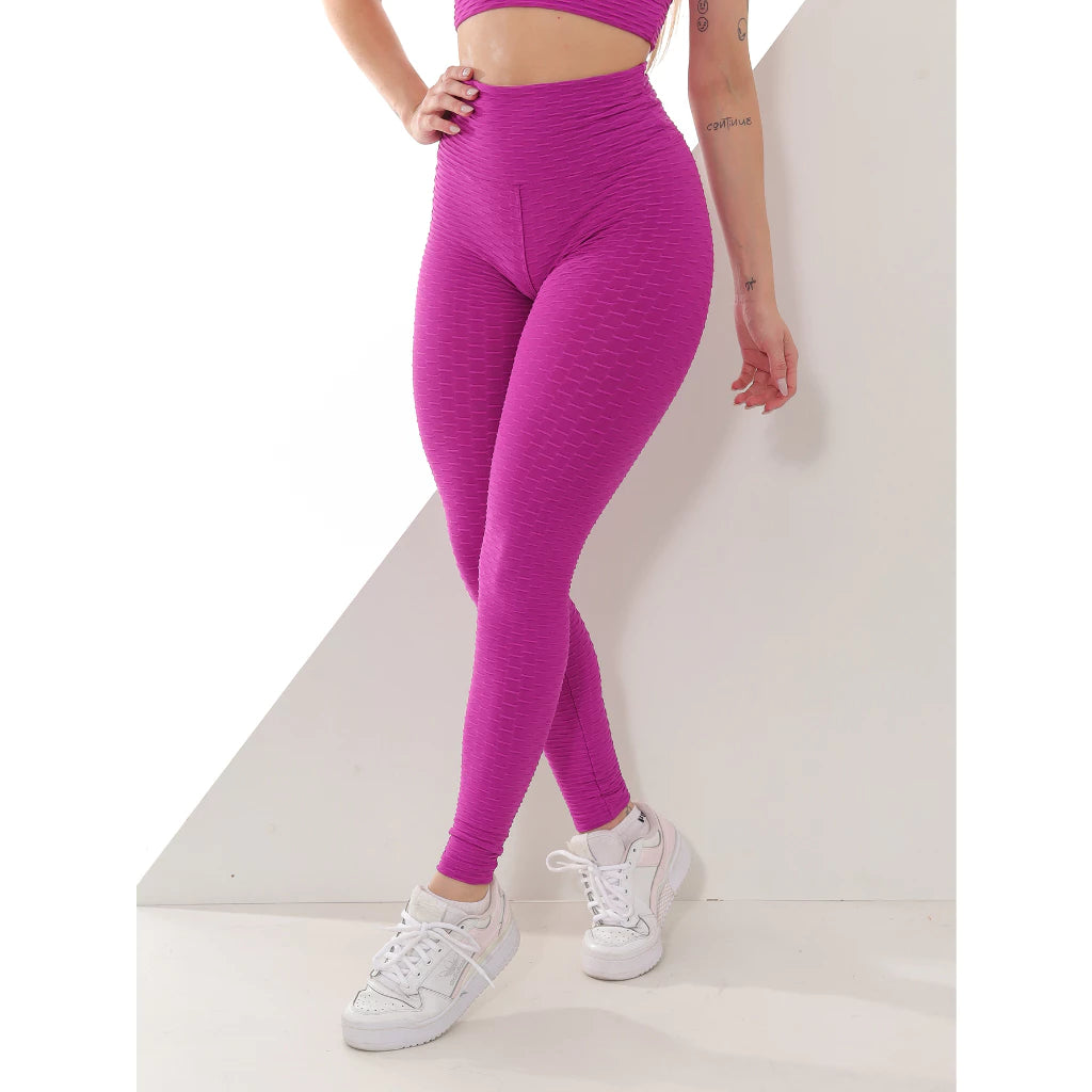 Legging Bolha Cós Alto | Modela o Corpo e Valoriza suas Curvas com Conforto
