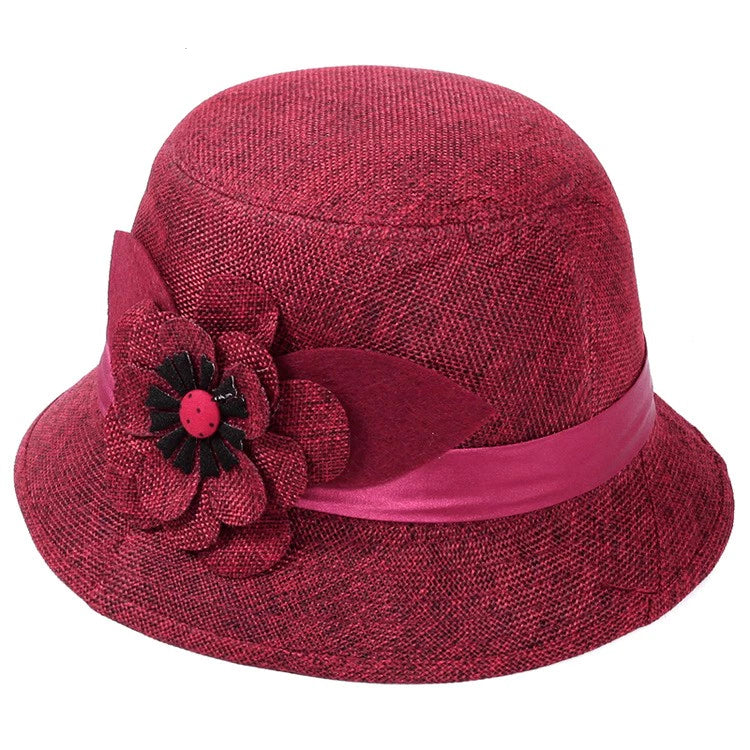 Chapéu Clochê Feminino Retrô de Verão com Forro | Estilo Elegante, Leve e Confortável