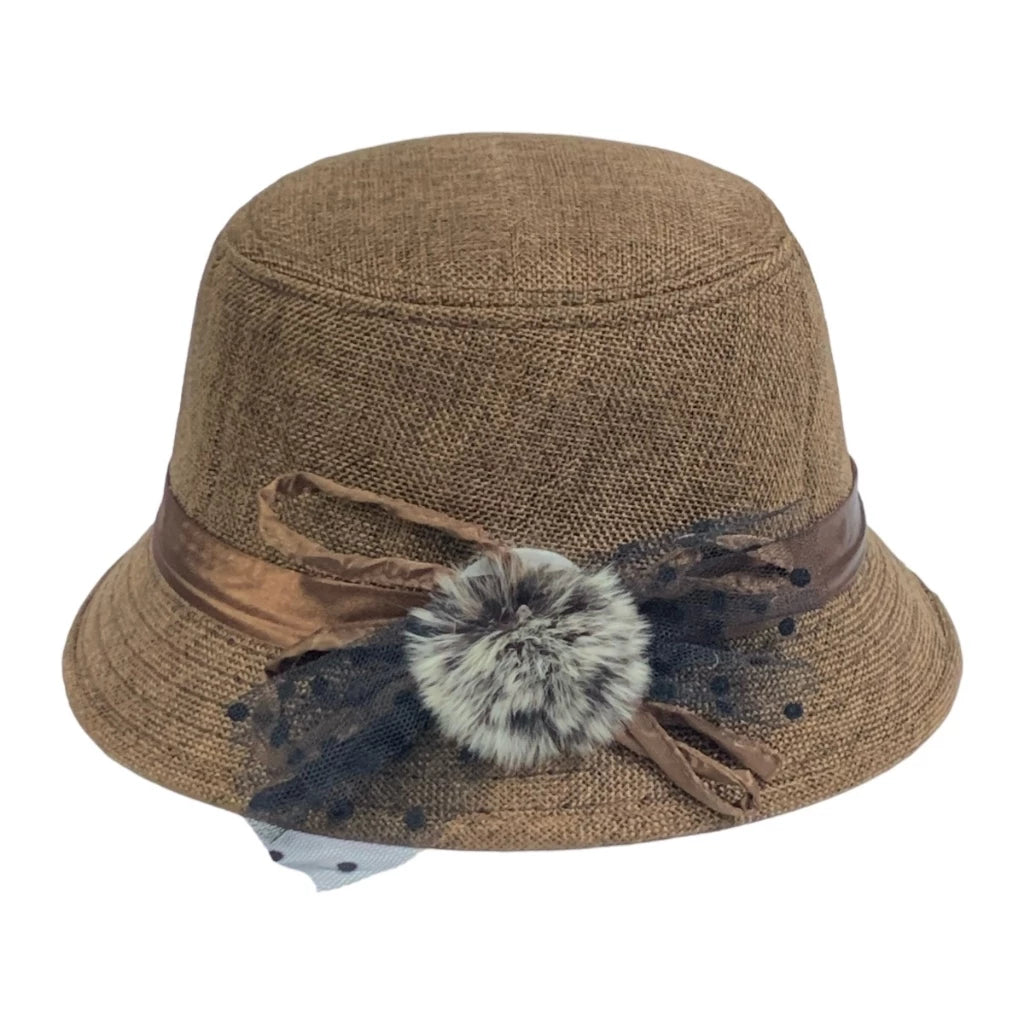 Chapéu Clochê Feminino Retrô de Verão com Forro | Estilo Elegante, Leve e Confortável