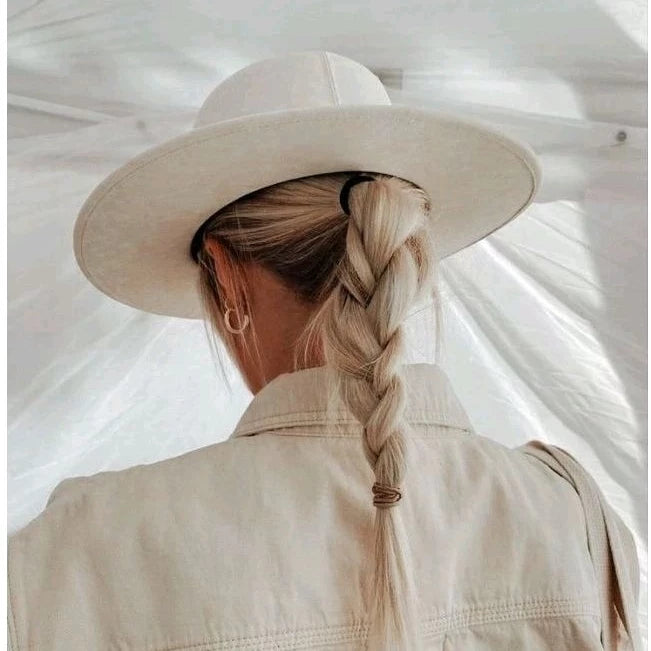 Chapéu Fedora White Lux | Elegância e Sofisticação
