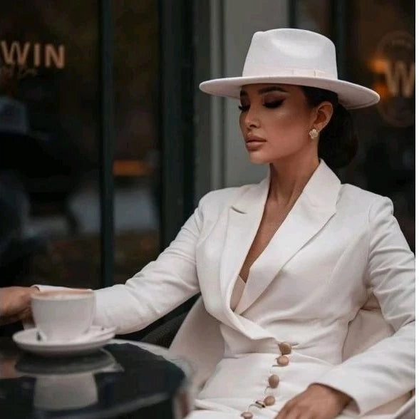 Chapéu Fedora White Lux | Elegância e Sofisticação