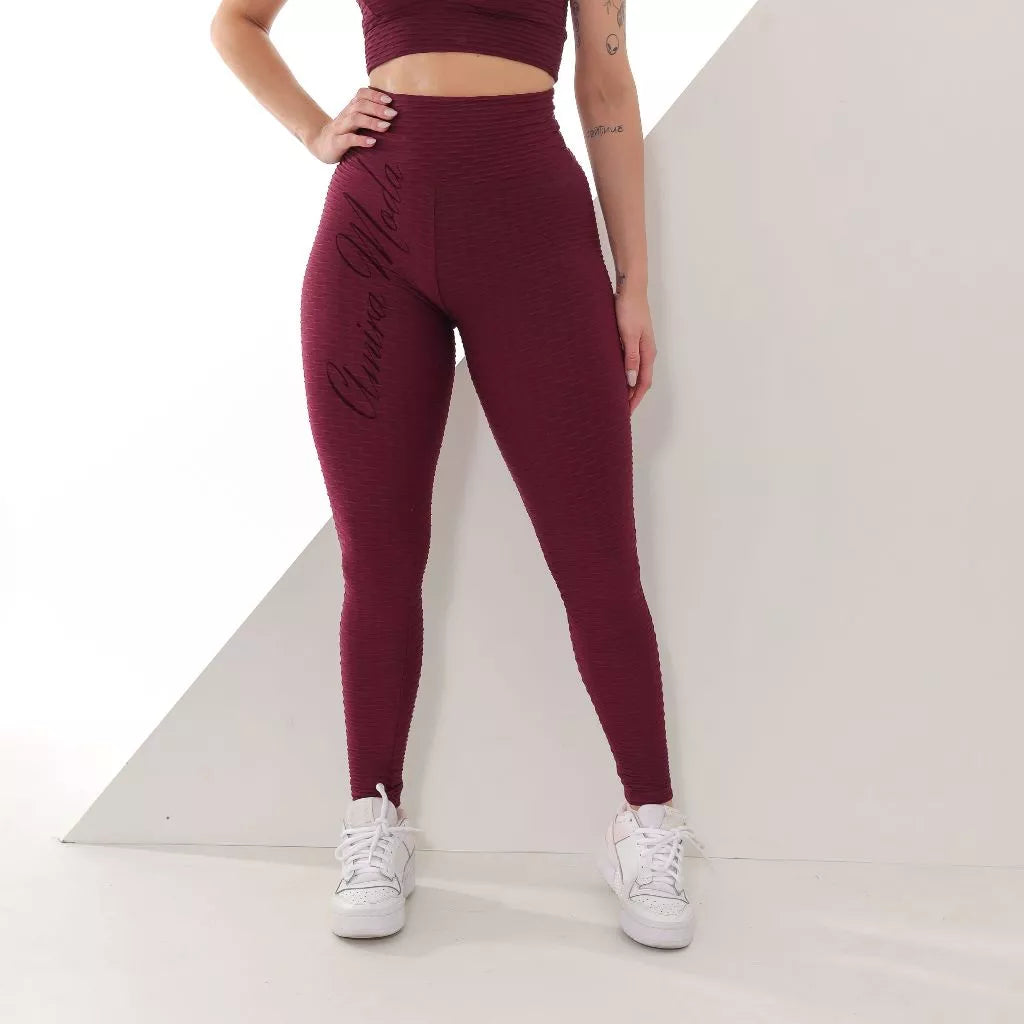 Leggings de burbuja de cintura alta | Transparencia cero