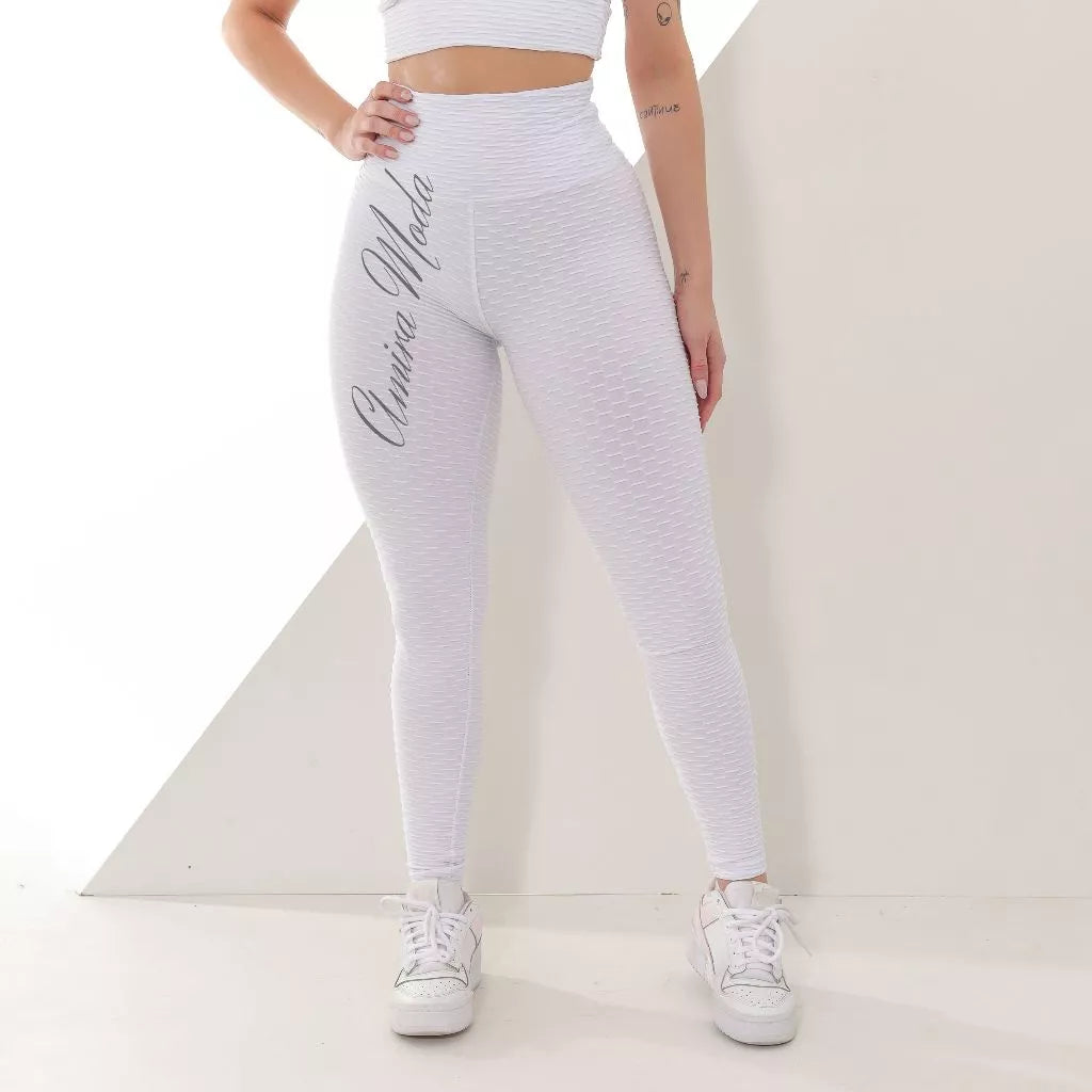 Legging Bolha Cós Alto | Modela o Corpo e Valoriza suas Curvas com Conforto