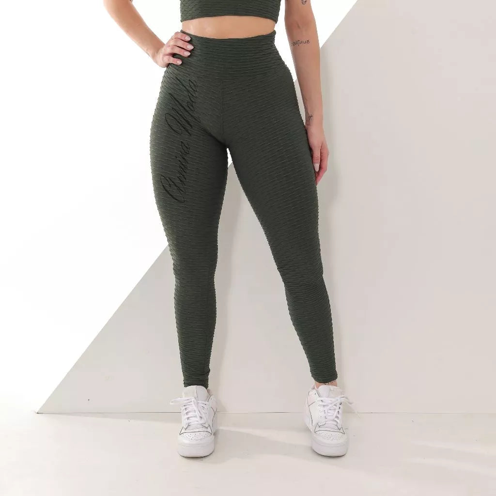 Leggings de burbuja de cintura alta | Transparencia cero