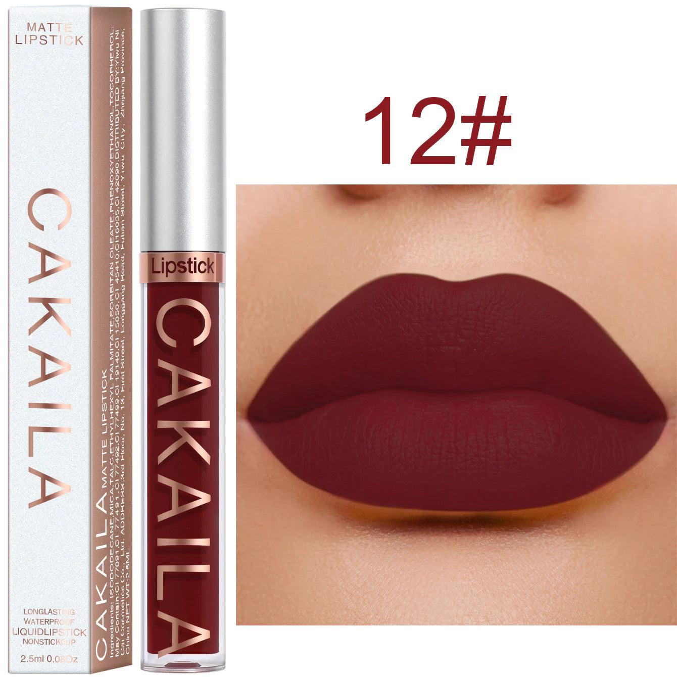 Brilho Labial Fosco | 18 Cores à prova d'água - Luna Fashion Style -