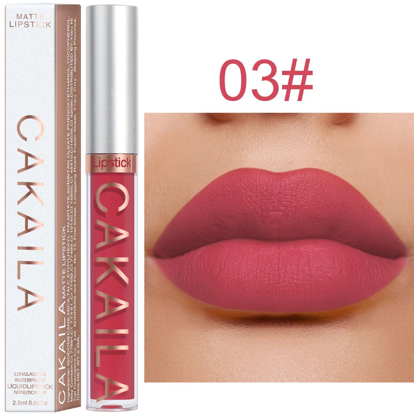 Brilho Labial Fosco | 18 Cores à prova d'água - Luna Fashion Style -