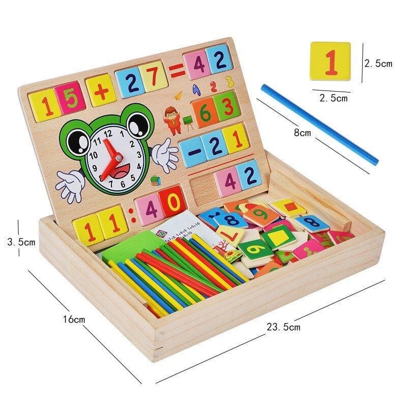 Caixa de MatemĂĄtica MĂșltiplas FunçÔes - Luna Fashion Style - abaco brinquedo