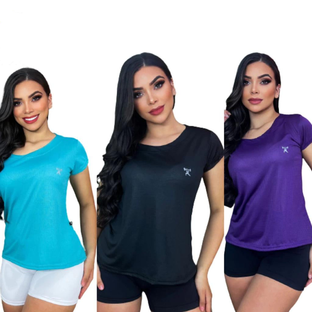Camiseta GYM Dry Fit Feminina - Luna Fashion Style -