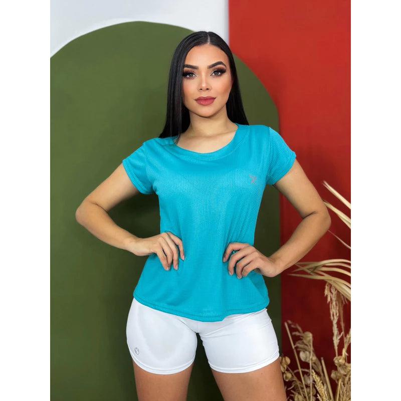 Camiseta GYM Dry Fit Feminina - Luna Fashion Style -