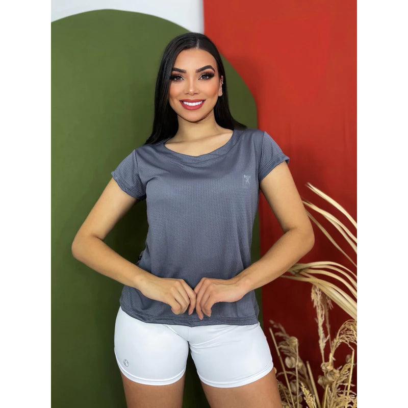 Camiseta GYM Dry Fit Feminina - Luna Fashion Style -