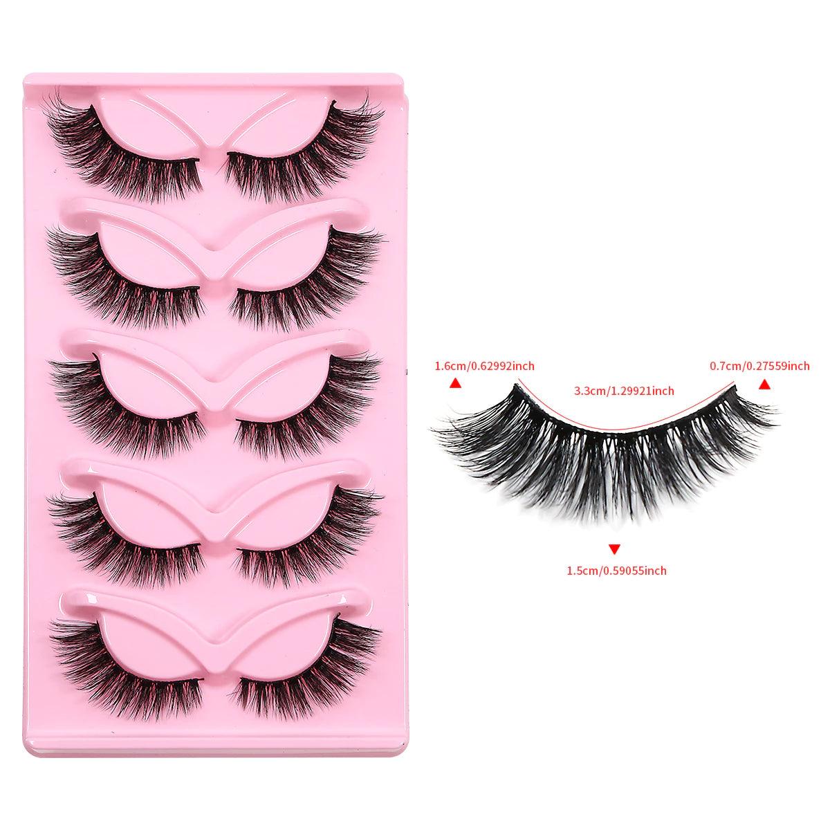 Cílios 3D Longos de Aparência Natural | Olhos Espessos e Magníficos - Luna Fashion Style -
