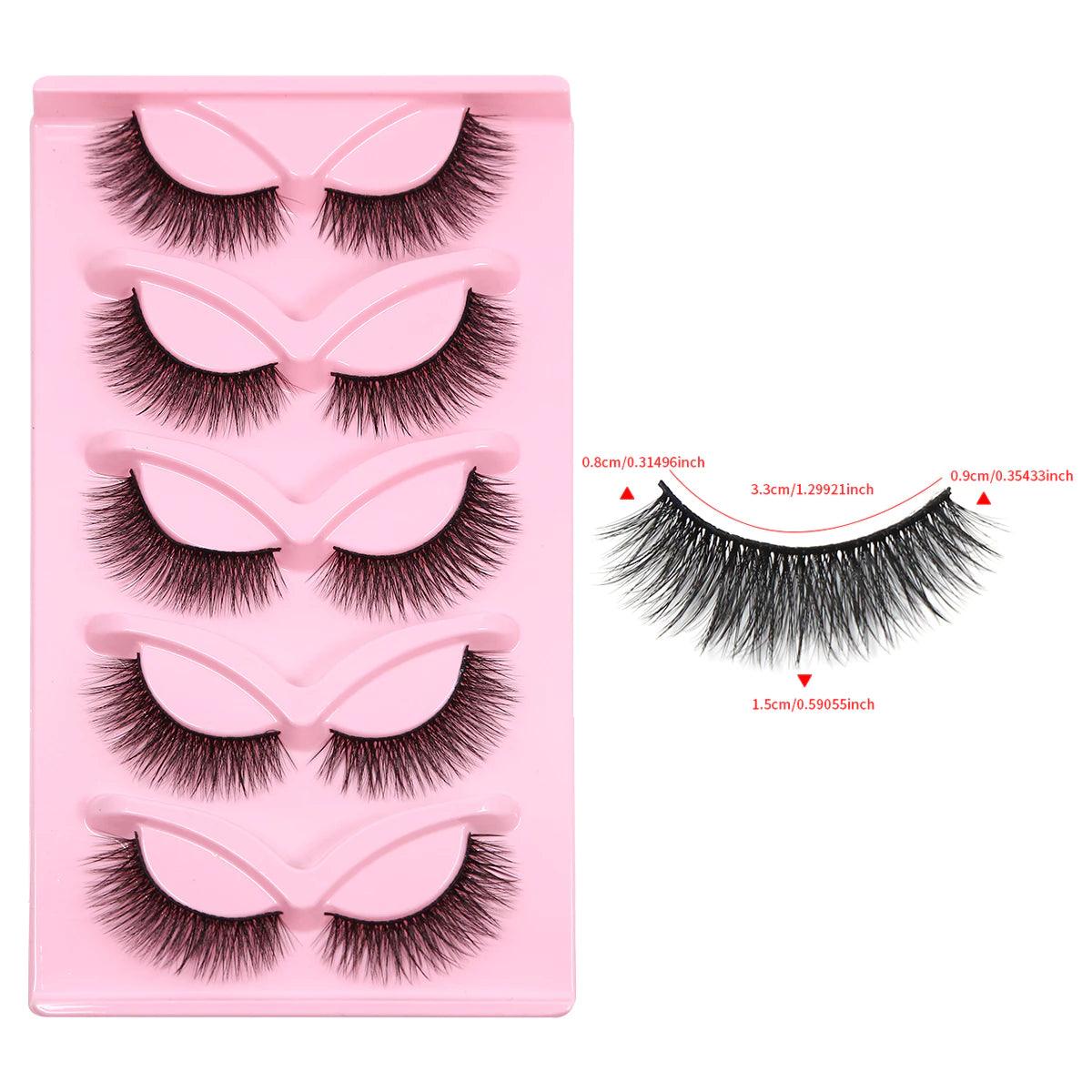 Cílios 3D Longos de Aparência Natural | Olhos Espessos e Magníficos - Luna Fashion Style -