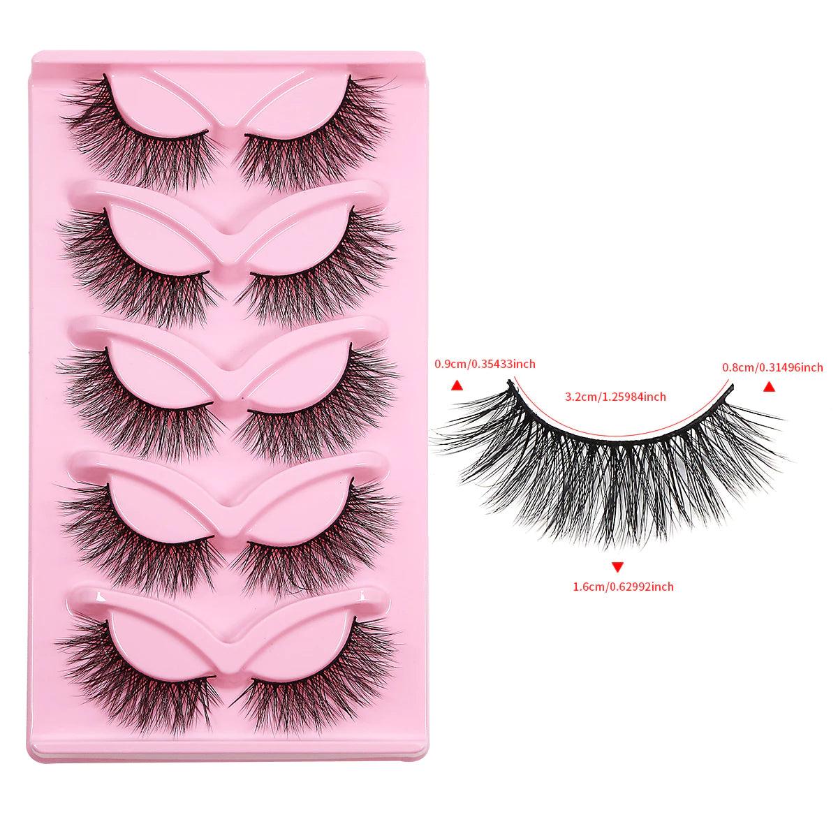 Cílios 3D Longos de Aparência Natural | Olhos Espessos e Magníficos - Luna Fashion Style -