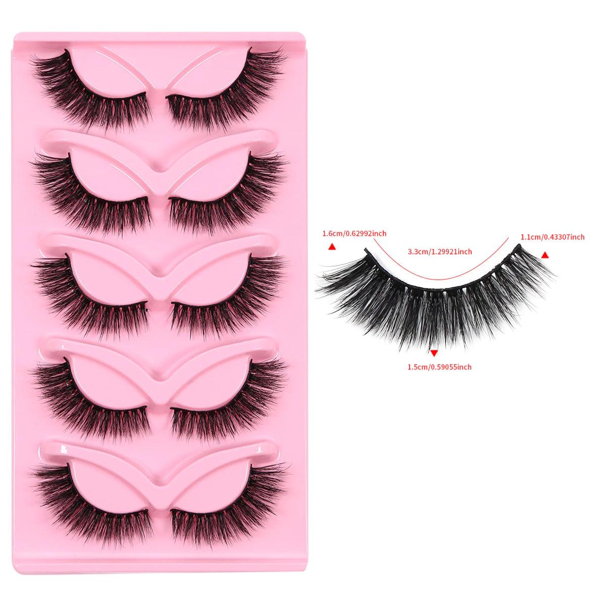Cílios 3D Longos de Aparência Natural | Olhos Espessos e Magníficos - Luna Fashion Style -