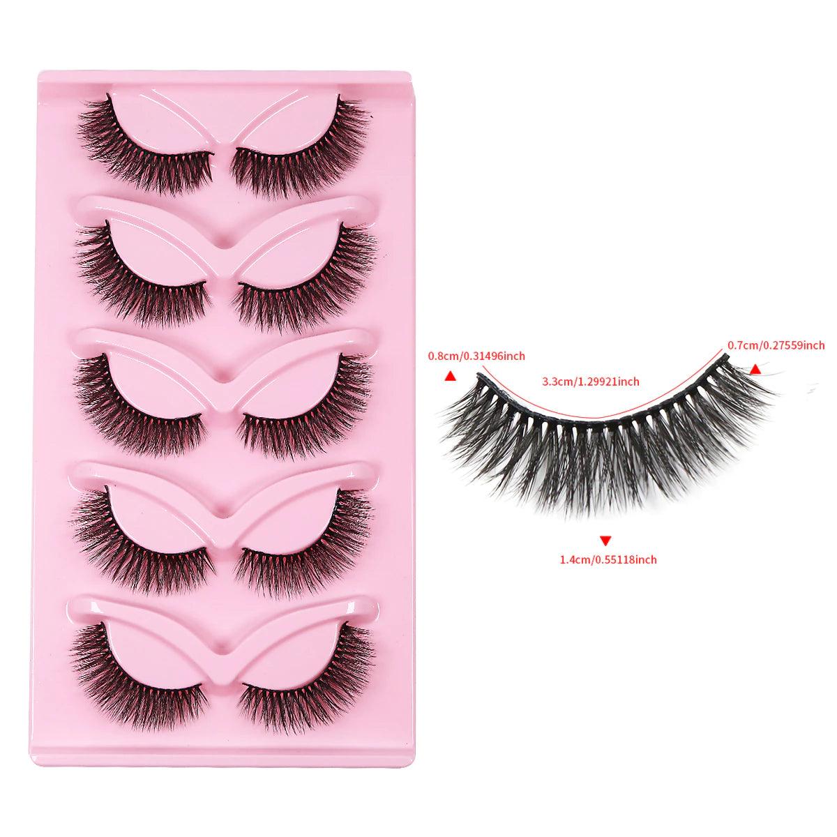 Cílios 3D Longos de Aparência Natural | Olhos Espessos e Magníficos - Luna Fashion Style -