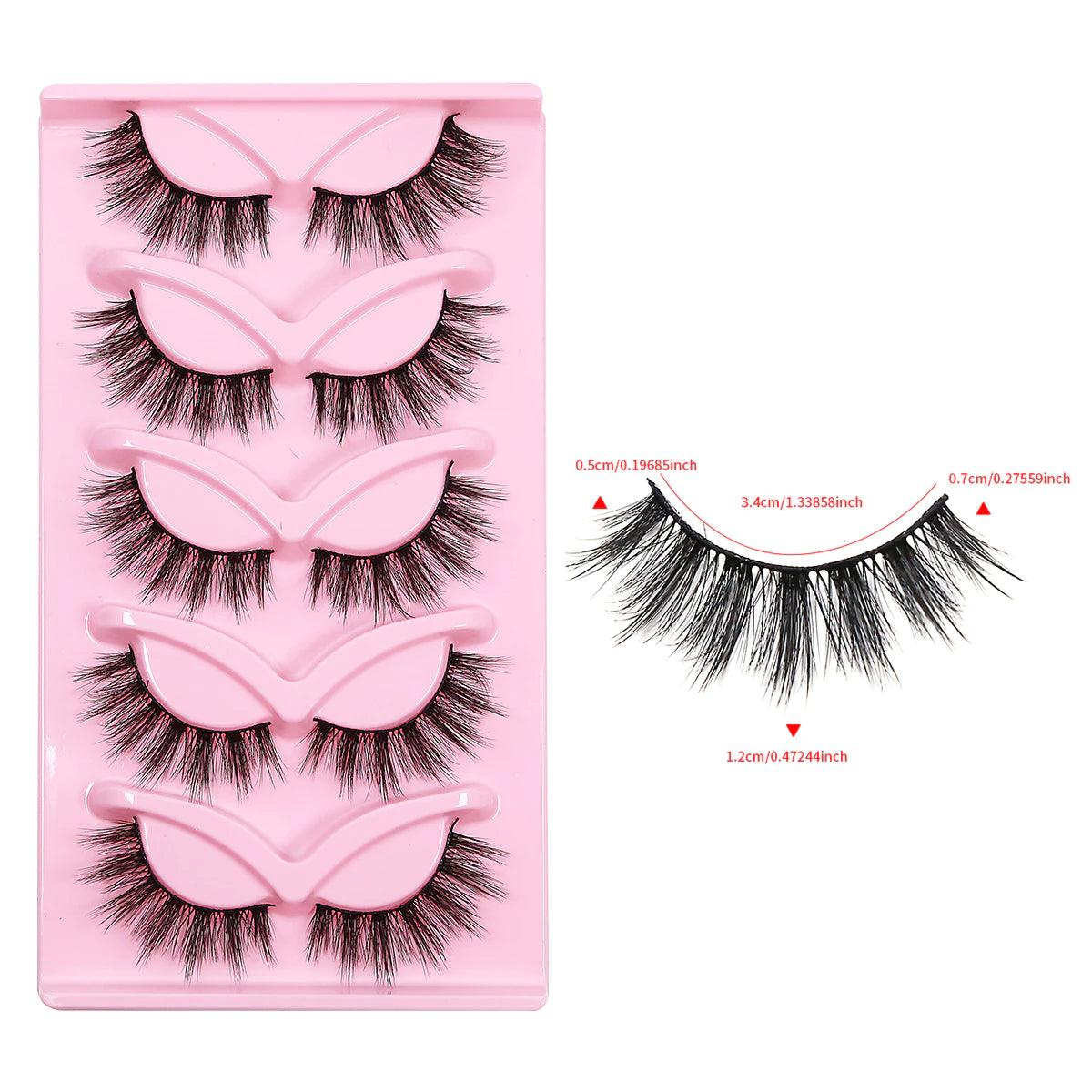 Cílios 3D Longos de Aparência Natural | Olhos Espessos e Magníficos - Luna Fashion Style -