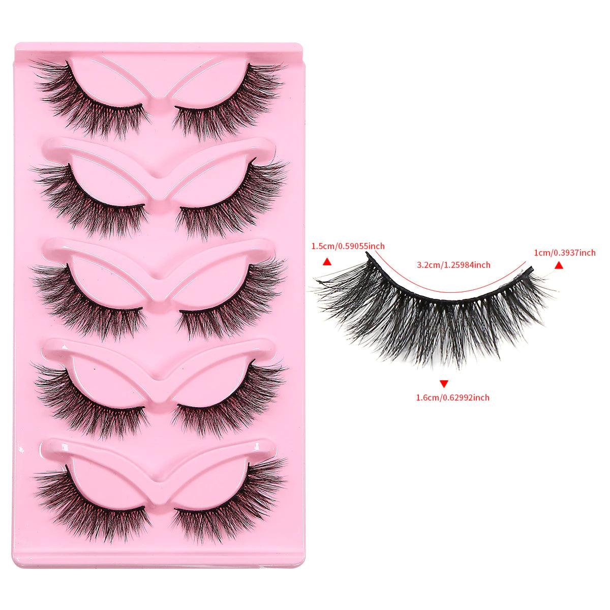 Cílios 3D Longos de Aparência Natural | Olhos Espessos e Magníficos - Luna Fashion Style -