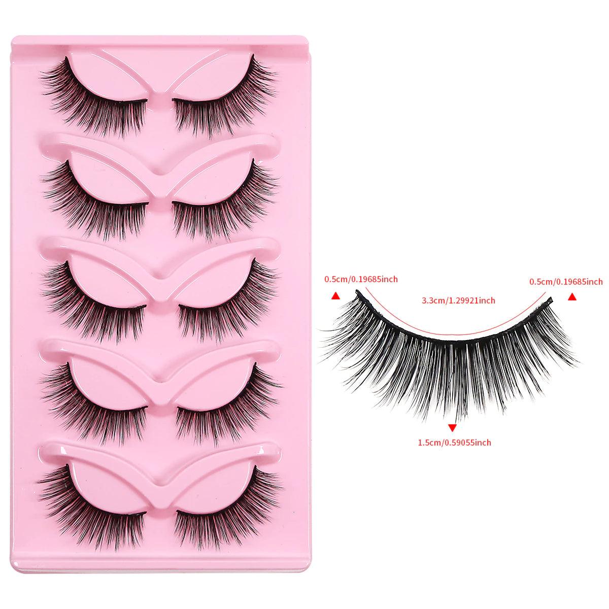 Cílios 3D Longos de Aparência Natural | Olhos Espessos e Magníficos - Luna Fashion Style -