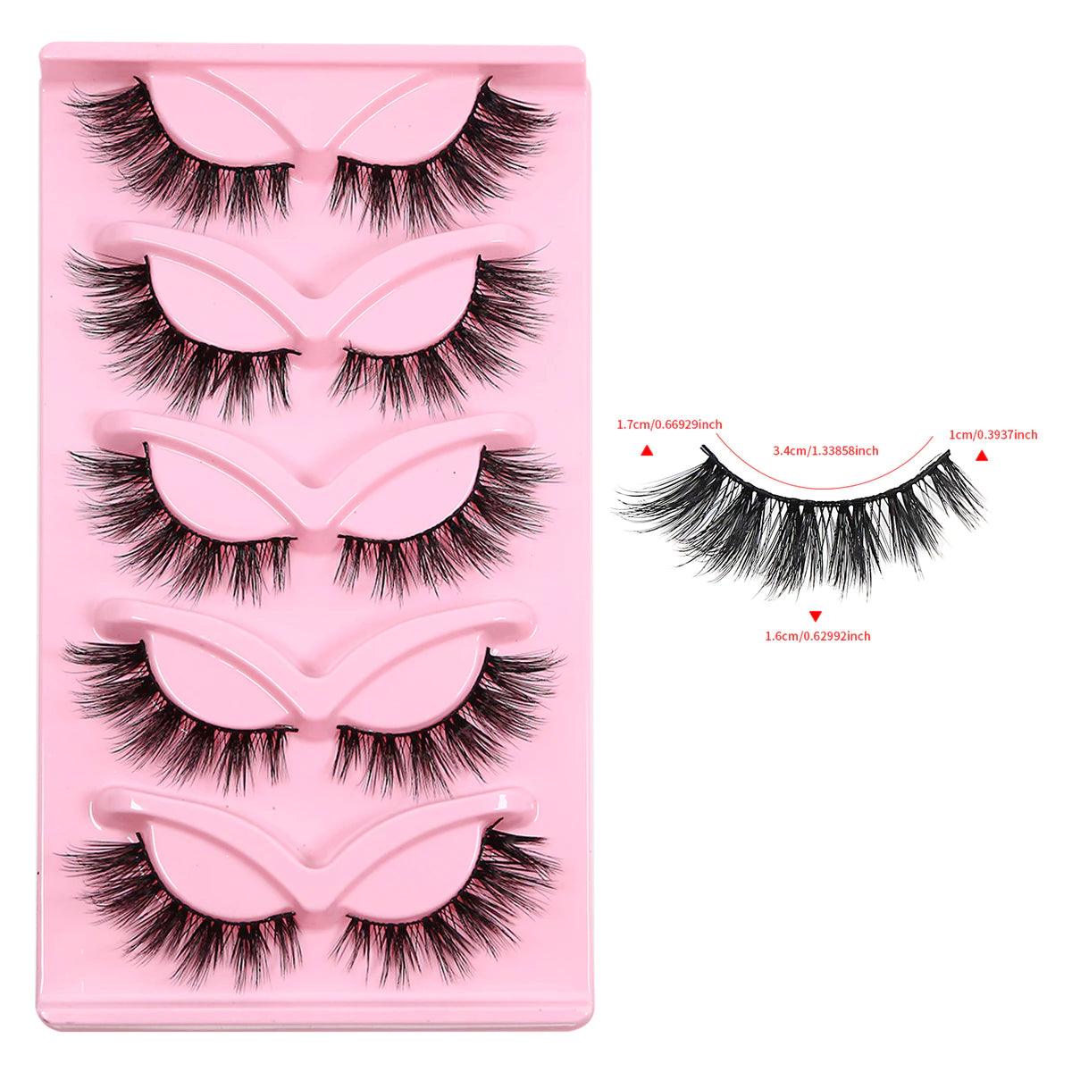 Cílios 3D Longos de Aparência Natural | Olhos Espessos e Magníficos - Luna Fashion Style -