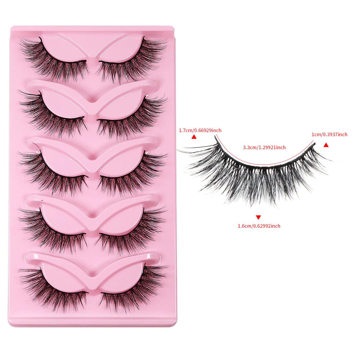 Cílios 3D Longos de Aparência Natural | Olhos Espessos e Magníficos - Luna Fashion Style -