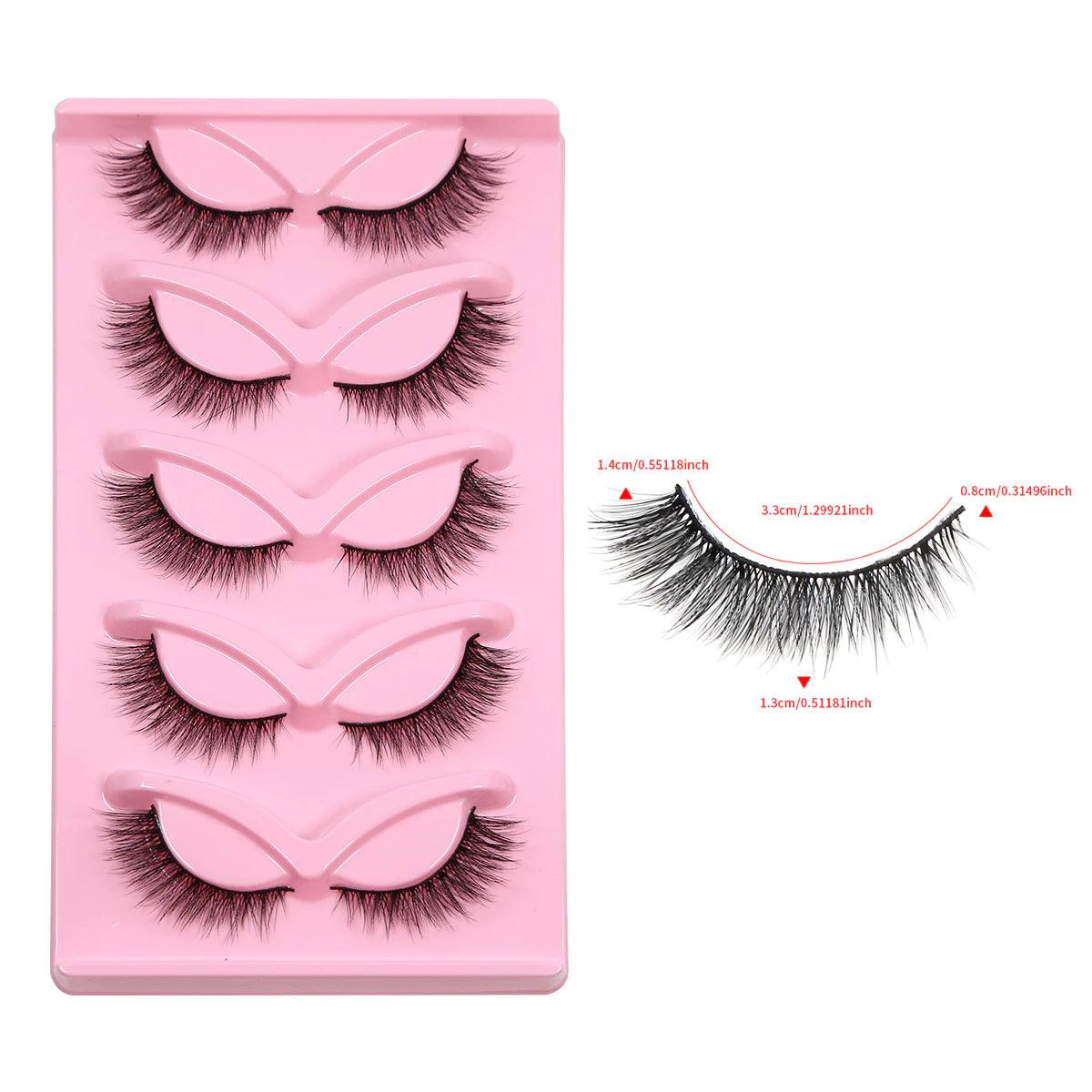 Cílios 3D Longos de Aparência Natural | Olhos Espessos e Magníficos - Luna Fashion Style -
