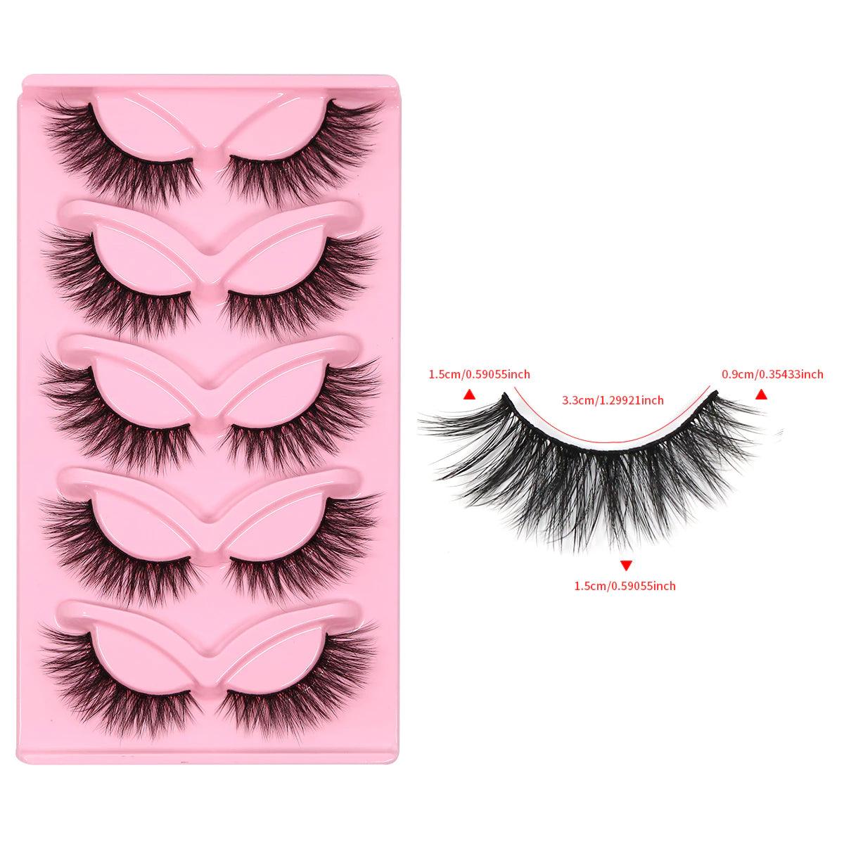 Cílios 3D Longos de Aparência Natural | Olhos Espessos e Magníficos - Luna Fashion Style -