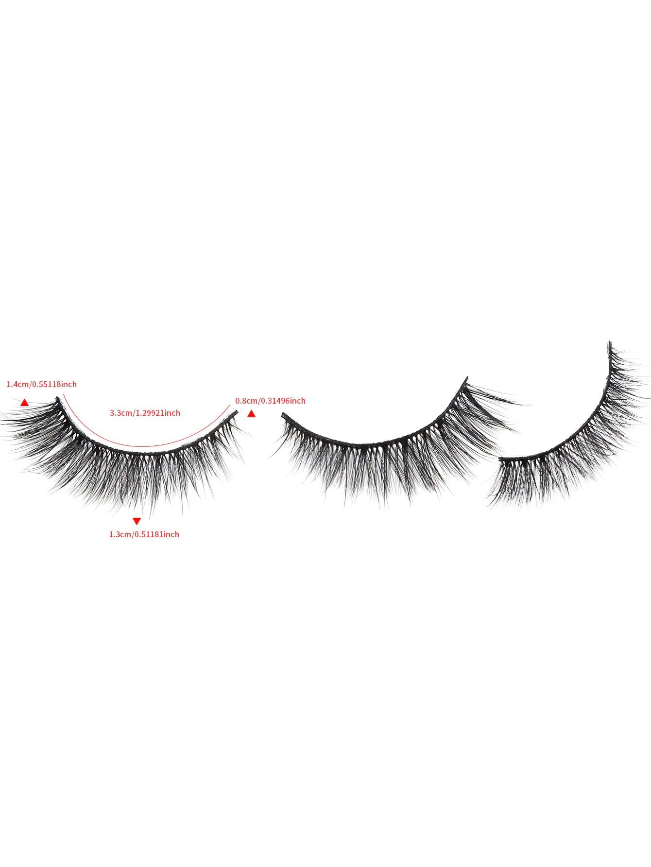 Cílios 3D Longos de Aparência Natural | Olhos Espessos e Magníficos - Luna Fashion Style -