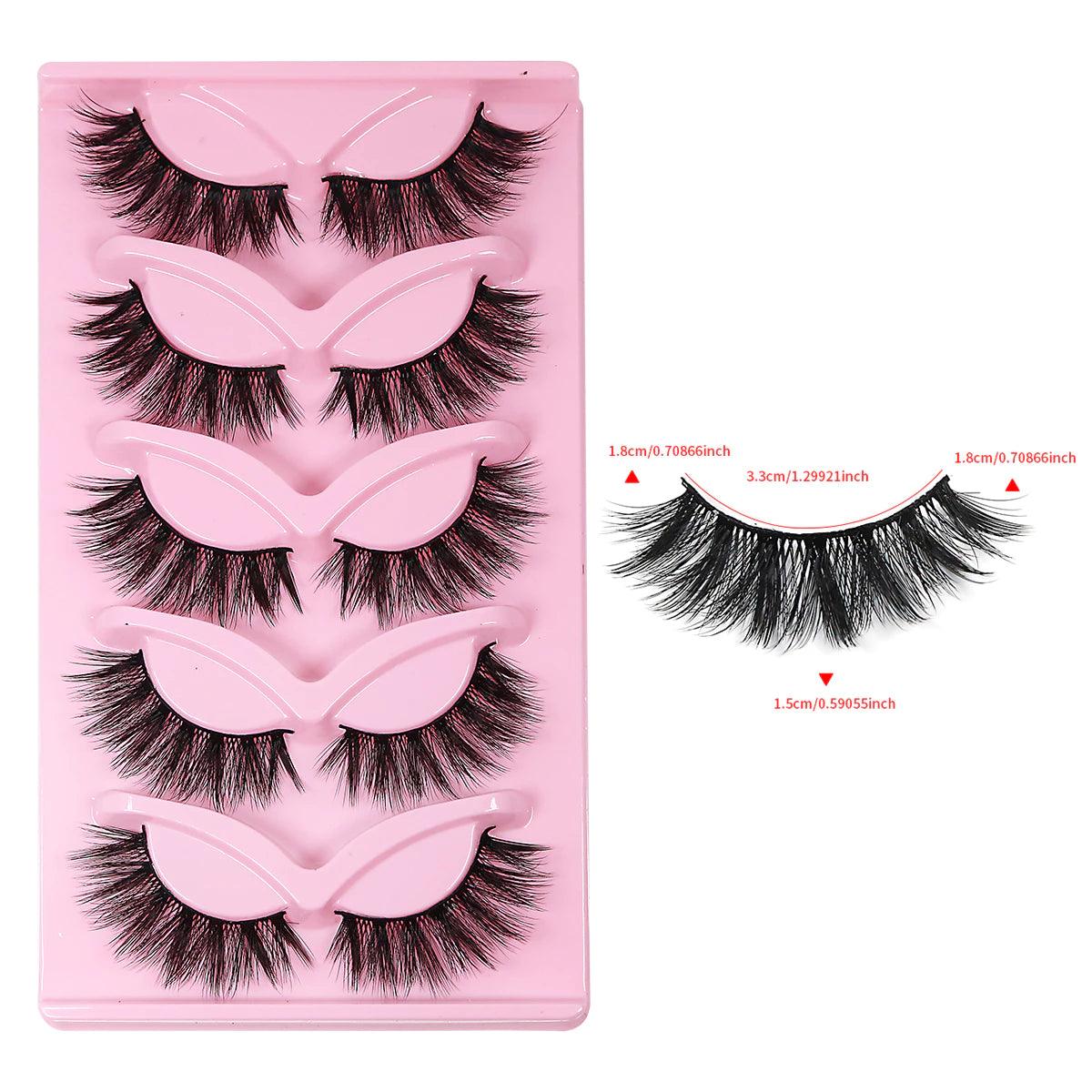 Cílios 3D Longos de Aparência Natural | Olhos Espessos e Magníficos - Luna Fashion Style -