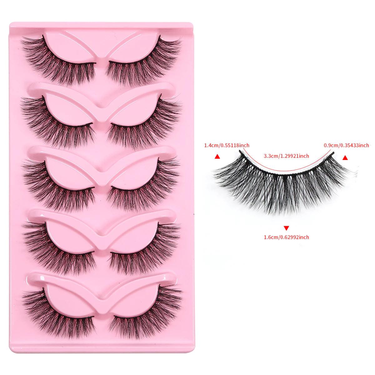 Cílios 3D Longos de Aparência Natural | Olhos Espessos e Magníficos - Luna Fashion Style -
