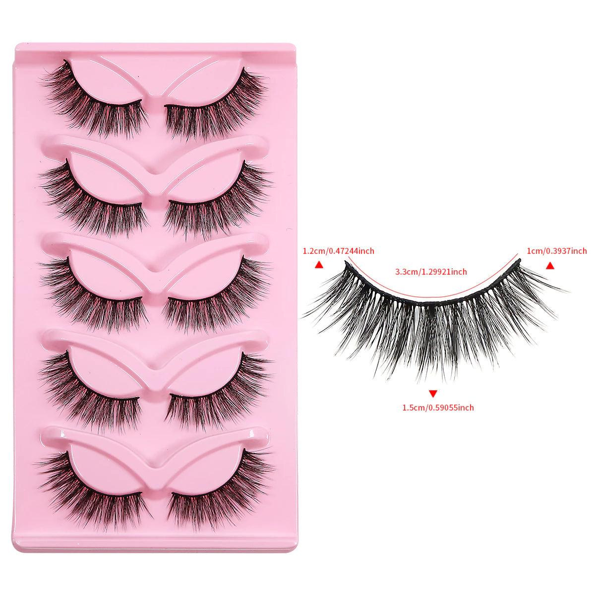 Cílios 3D Longos de Aparência Natural | Olhos Espessos e Magníficos - Luna Fashion Style -
