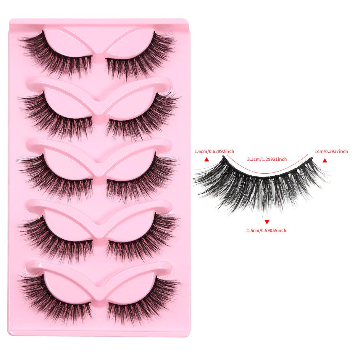 Cílios 3D Longos de Aparência Natural | Olhos Espessos e Magníficos - Luna Fashion Style -