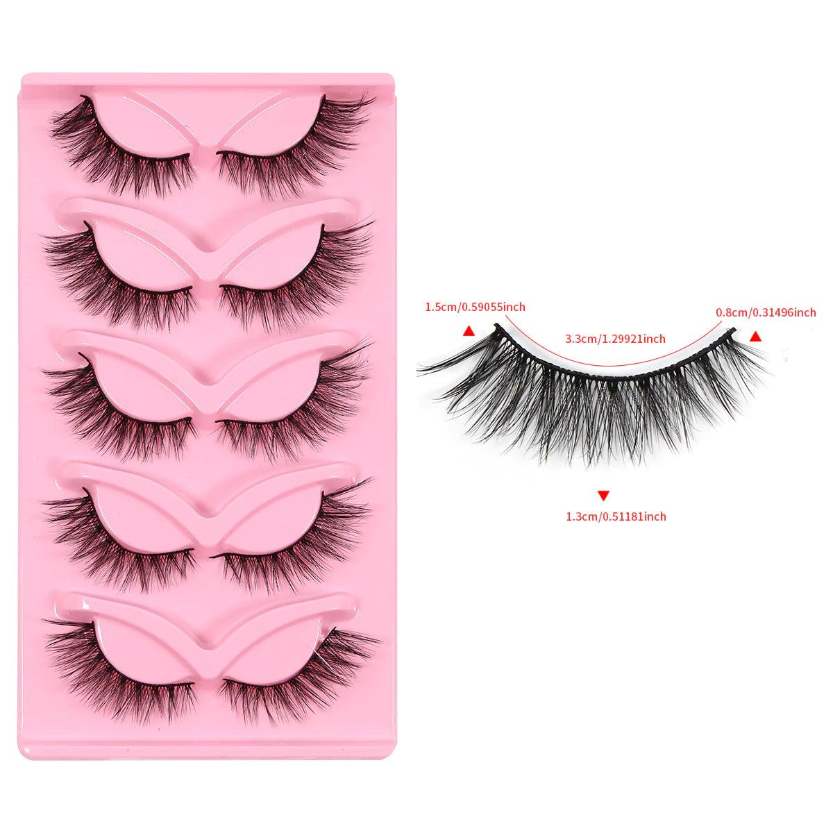 Cílios 3D Longos de Aparência Natural | Olhos Espessos e Magníficos - Luna Fashion Style -