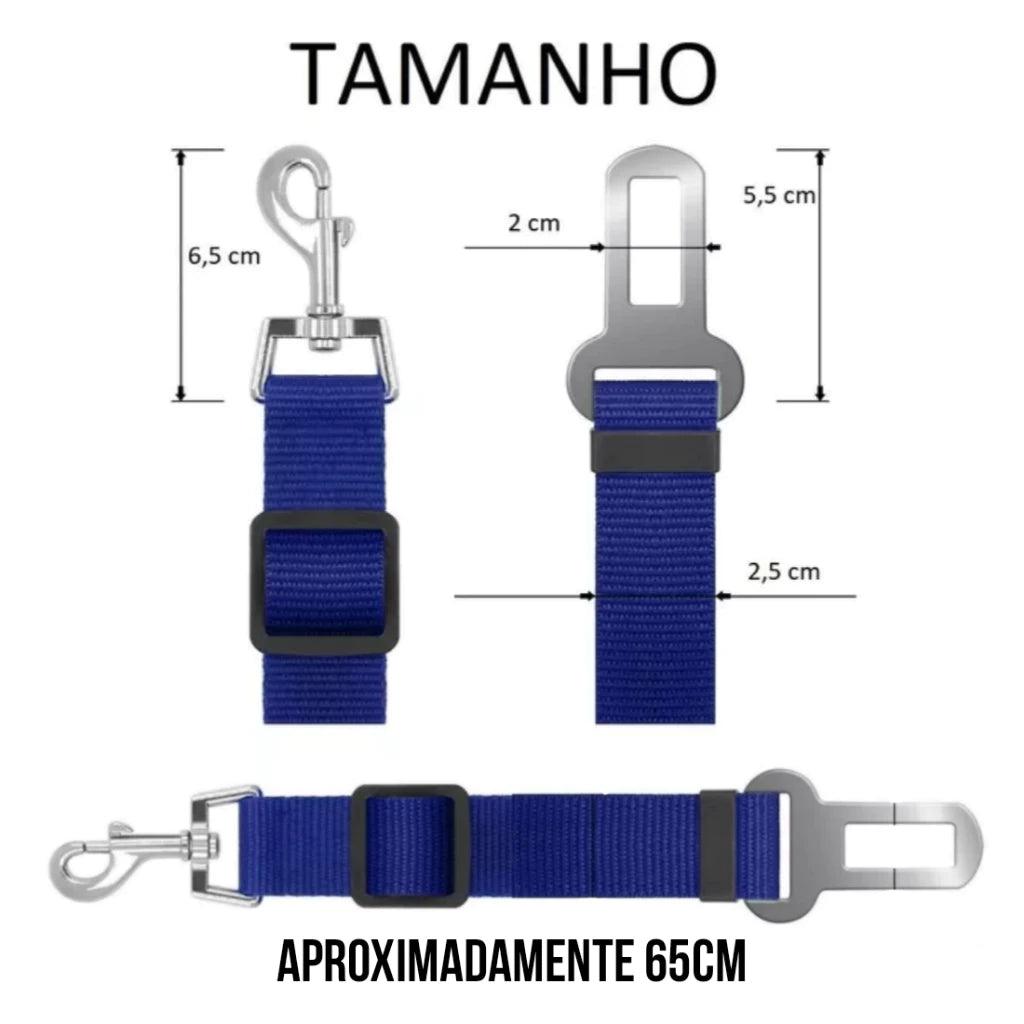 Cinto de Segurança Pet Ajustável - Luna Fashion Style -