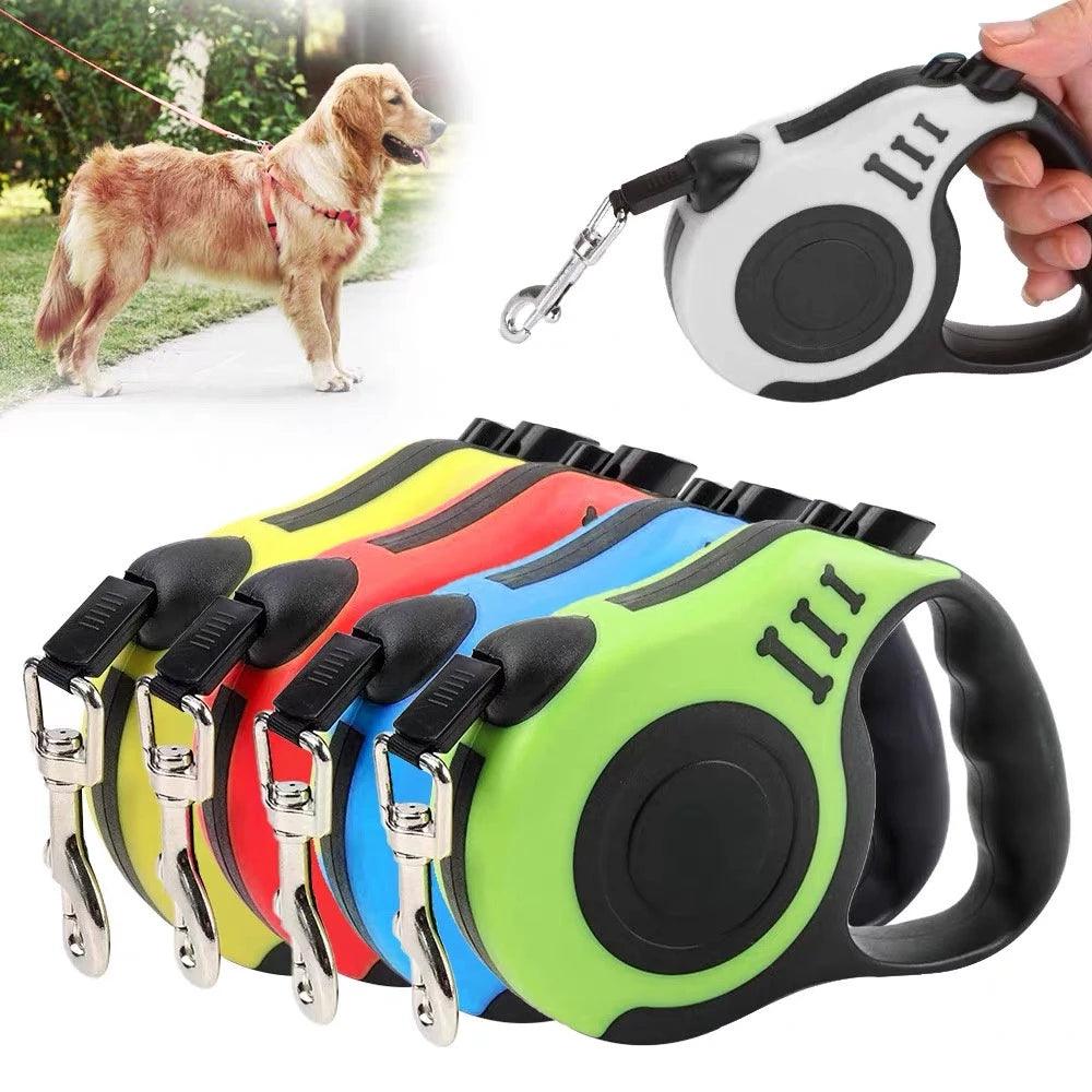 Coleira Guia Retrátil p/ Pets - Luna Fashion Style -